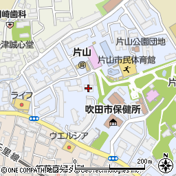 吹田野村ハイツアネックス周辺の地図