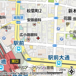 寿司蔵 本店周辺の地図