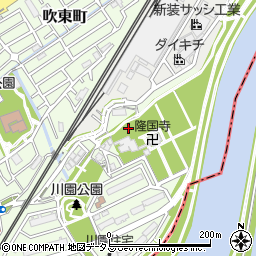 大阪府吹田市川園町55-10周辺の地図