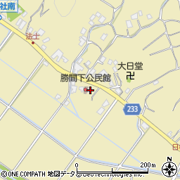 静岡県牧之原市勝間843周辺の地図