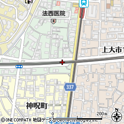 兵庫県西宮市松籟荘5周辺の地図