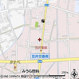 静岡県浜松市中央区恒武町482周辺の地図