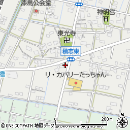 静岡県浜松市中央区積志町1346周辺の地図