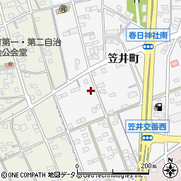 静岡県浜松市中央区笠井町1587周辺の地図