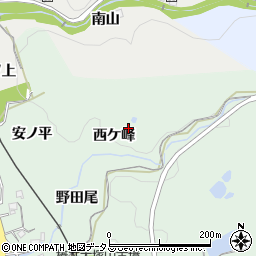 京都府木津川市山城町椿井（西ケ峰）周辺の地図