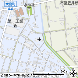 静岡県浜松市中央区大島町85周辺の地図