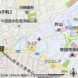 日商岩井豊津マンション周辺の地図