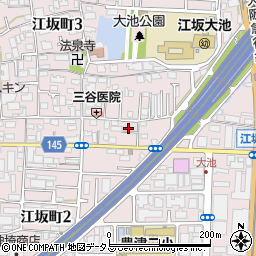 ミーテ江坂イースト周辺の地図