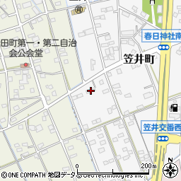 静岡県浜松市中央区笠井町1592周辺の地図