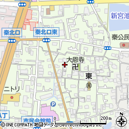 大阪府寝屋川市秦町27周辺の地図