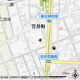 静岡県浜松市中央区笠井町1532周辺の地図