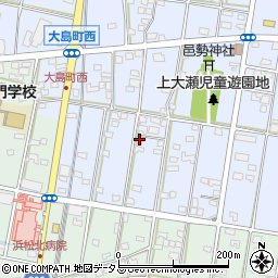 静岡県浜松市中央区大島町1310周辺の地図