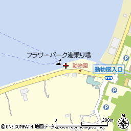 浜名湖遊覧船株式会社　フラワーパーク港営業所周辺の地図