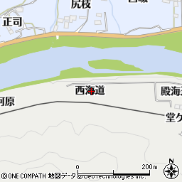京都府笠置町（相楽郡）飛鳥路（西海道）周辺の地図