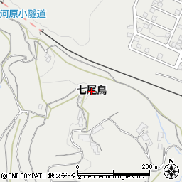 京都府南山城村（相楽郡）北大河原（七尾鳥）周辺の地図