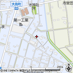静岡県浜松市中央区大島町89周辺の地図