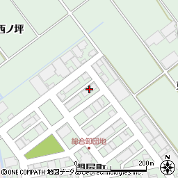 ユーボン倉庫周辺の地図