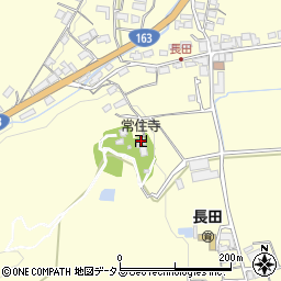 常住寺周辺の地図