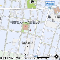 静岡県浜松市中央区大島町883周辺の地図