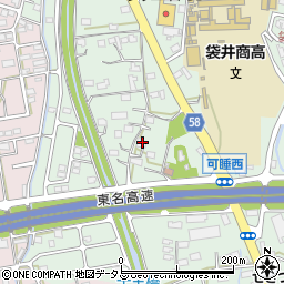 静岡県袋井市久能2029-1周辺の地図