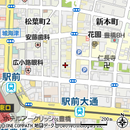 愛知県豊橋市松葉町1丁目91周辺の地図