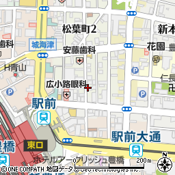 個室居酒屋 和桜 豊橋駅前店周辺の地図