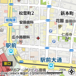 愛知県豊橋市松葉町1丁目83周辺の地図