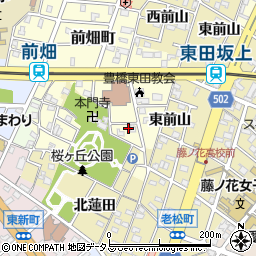 愛知県豊橋市前畑町174周辺の地図