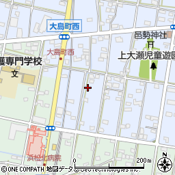 静岡県浜松市中央区大島町1394周辺の地図