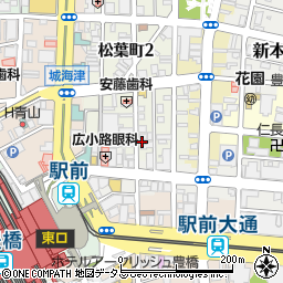 愛知県豊橋市松葉町1丁目49周辺の地図