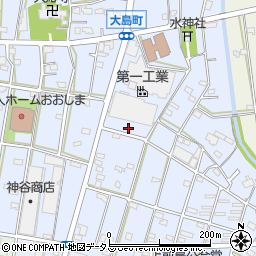 静岡県浜松市中央区大島町162周辺の地図