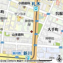 田辺佛具店周辺の地図