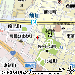 愛知県豊橋市前畑町141周辺の地図