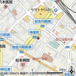 個室居酒屋 籠り屋 加古川駅前店周辺の地図