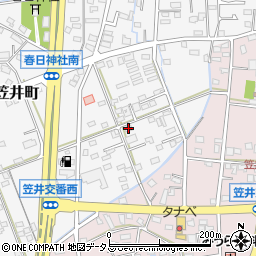静岡県浜松市中央区笠井町1433周辺の地図