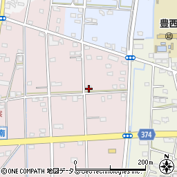 静岡県浜松市中央区恒武町701周辺の地図