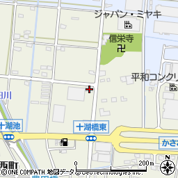 静岡県浜松市中央区豊西町1018周辺の地図