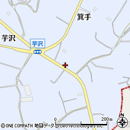 愛知県美浜町（知多郡）奥田（芋沢）周辺の地図