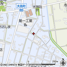 静岡県浜松市中央区大島町95周辺の地図