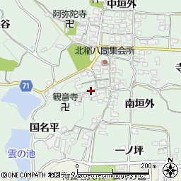 京都府相楽郡精華町北稲八間焼山周辺の地図