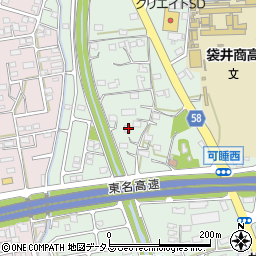静岡県袋井市久能2301周辺の地図