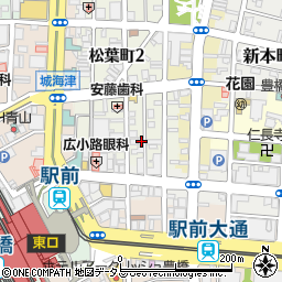 愛知県豊橋市松葉町1丁目50周辺の地図