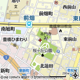 愛知県豊橋市前畑町154周辺の地図