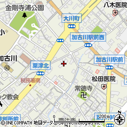 兵庫県加古川市加古川町粟津296周辺の地図