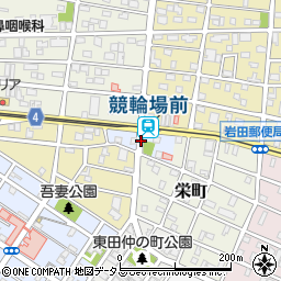 愛知県豊橋市岩田町道合周辺の地図