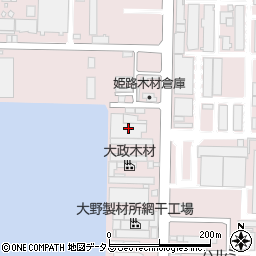 西播倉庫周辺の地図
