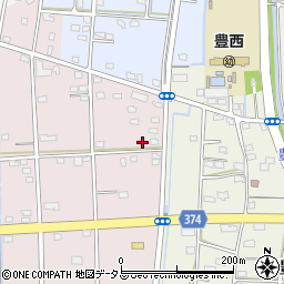 静岡県浜松市中央区恒武町720周辺の地図