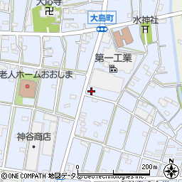 静岡県浜松市中央区大島町165周辺の地図