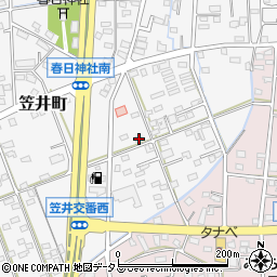 静岡県浜松市中央区笠井町1466周辺の地図
