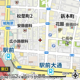 愛知県豊橋市松葉町1丁目93周辺の地図